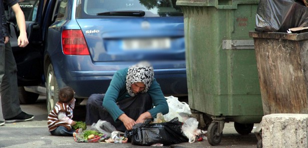 Yoksulluğun acımasız hali...